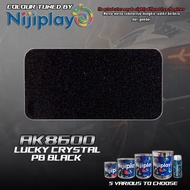 AIKKA AK8600 PB BLACK *** LUCKY CRYSTAL SPECIAL EFFECT 2K CAR PAINT
