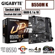 Gigabyte B550M K Mainboard - Ryzen 5000 Series Ready