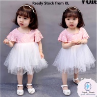 Baby Clothing Baby Girl Dress Toddler Kids Polka Dot Princess Dress (1-4 Year)