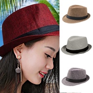 CUY Fedora for Men Classic 1920 Gangster Fedora Hats Black Bands Decorations