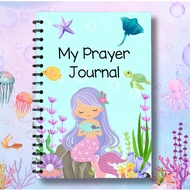 Kids Prayer Journal | Mermaid Journal | Dinosaur Journal | Devotional Journal | Prayer Notebook