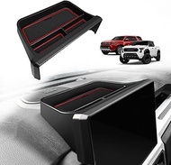 Muslogy Dashboard Storage Box Compatible with 2024 2025 Tacoma & 2025 4Runner Accessories Center Con