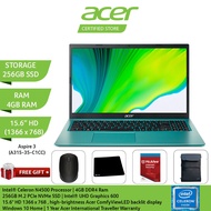 ACER ASPIRE 3 A315-35-C1CC 15.6" LAPTOP N4500 4GD4 256SSD WIN10H (ELECTRIC BLUE)
