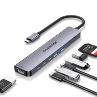 LENTION 8 in 1 USB C Hub 2*USB 3.0+2*USB 3.0 (Type C) 4K@60Hz CB-CE19 100W PD Powered Micro SD/SD Ca