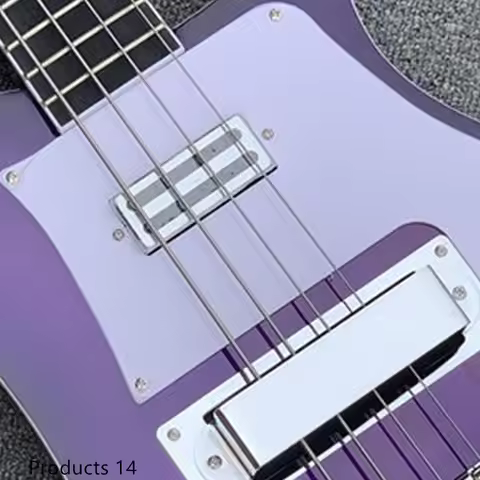 Electric guitar, Rickenback 4003 purple electric bass