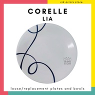 Corelle Lia Loose Replacement Plate Bowl (Sold Individually) Pinggan Mangkuk