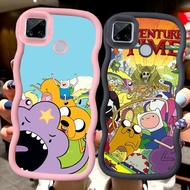 MERAH Z-4 Adventure Time Red Black Pink Case Casing for Realme Narzo 20 C21Y C25 C21 C25s C25Y