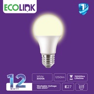 Ecolink LED Bulb 12W E27 - Warm White (Yellow)
