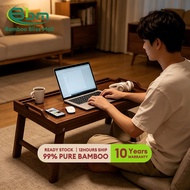 𝐁𝐁𝐌 Bamboo Foldable Table Tray Table Laptop Table Breakfast Tray Tatami Foldable Table 50/70CM 托盘折叠桌