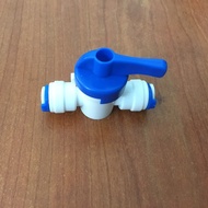 Ball Valve 6mm 1/4” Tube OD Port Plastic Water System Connector