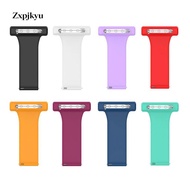 [szlztmy3] Silicone Nurses Watch Strap Clip On Fob Lightweight for
