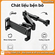 Universal black rear seat stretchable car tablet holder, holder, car, car, tablet