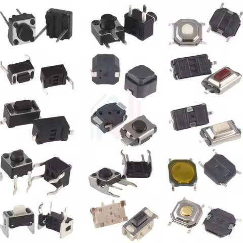 50PCS 3*6 3*4 4*4 SMD Tactile Tact Push Button Switch 2Pin 4Pin Touch Micro Switch 3x4x2.5 3x6x5 3x6