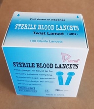 Dura เข็มเจาะเลือด Sterile Blood Lancets/เข็มเจาะเลือด สเตอร์ไรด์ 1กล่อง(100ชิ้น)