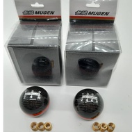 Mugen Manual Shift Knob Shift Gear Knob Carbon Fiber 5 Speed 6 Speed Black/Red M10X1.5 Mugen Gear Sh