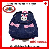[Mikihouse] [Used] [Free shipping from Japan] Usako Navy Denim Backpack Usako Denim Baby Backpack (1