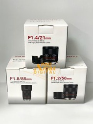 全新現貨✅ Samyang 21mm F1.4 / 50mm F1.2 / 85mm F1.8 for Sony E Fujifilm Fuji X APS-C APSC Manual Focus M