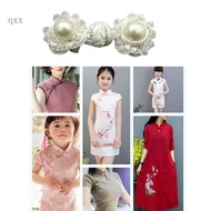 CH*【READY STOCK】 Crystal Pearl Chinese Traditional Button Exquisite Cheongsam Button for Woman