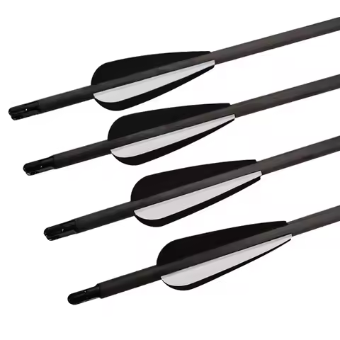 12 pcs Archery Arrow Carbon Crossbow Bolts for Archery Bow Hunting Shooting Outdoor Practice