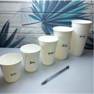 Paper cup Plain white cups 6.5oz &amp; printed cup 8oz