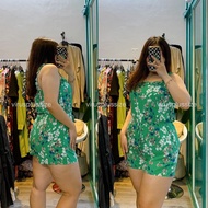 [virusplussize outlet - BEPOP jumpsuit big size floral jumpsuit