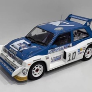 IXO 1/18 MG METRO 6R4 #10 1986 Master Rally Car Model Alloy
