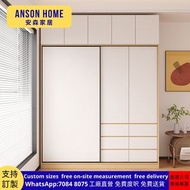 ENF級實木多層板到頂衣櫃 Wardrobe 訂製衣櫃 趟門衣櫃 免費送貨 櫃子 實木衣櫃 衣帽櫃 收納櫃 cabinet 推拉門衣櫃 衣櫥 實木櫃 儲物櫃  T259747 組合櫃
