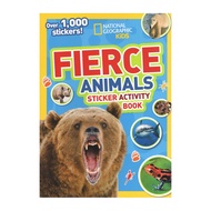milu National Geographic Kids Fierce Animals Sticker Activity Book Encyclopedia Sticker Book