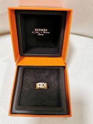 Hermes 玫瑰金鑽石戒指H D Ancre ring rose gold ring