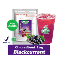 OMURA POWDER Bubuk Minuman Mix Gula Rasa Blackcurrant Instant Powder Drink Omura Blend 1 Kg