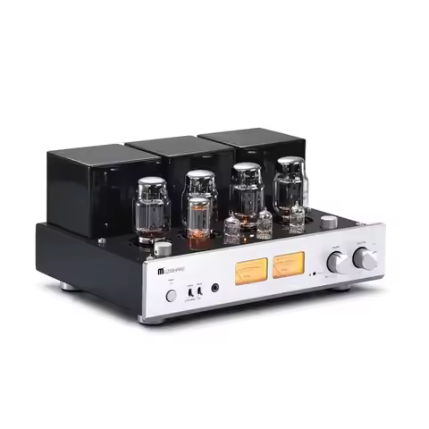 A-090 MUZISHARE X7 Collection KT88 Tube Integrated Amplifier Class AB1 XLR/RCA Input With Phono Jack