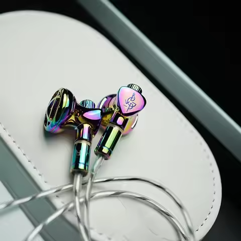 BGVP DX7 1DD 14.2mm Dynamic Driver Tunable Flat Head Earbuds Removable Tuning Filter Hi-Res Audio MM