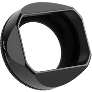Haoge 39/43/49/52mm Universal Square Metal Screw-in Mount Lens Hood Shade for 39/43/49/52mm Fujifilm