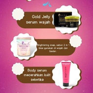 Paket kedas beauty 3 in 1 body serum + gold jelly+ sabun