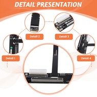 TECHCHIP- PCIe 5.0 M.2 NVMe to PCIE X16 EGPU Adapter for NUC / ITX / / Notebook