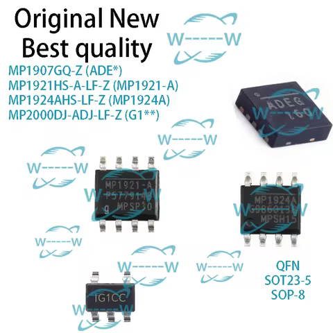 (5-30 PCS) MP1907GQ-Z ADE MP1921HS-A-LF-Z MP1921-A MP1924AHS-LF-Z MP1924A MP2000DJ-ADJ-LF-Z G1 MP190