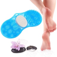 Foot Shower Scrubber, Foot Scrub Acupressure Massager Foot Massage Pumice Scrub Exfoliating Cleaner 