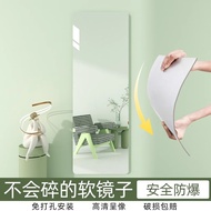 BW-6 Art World ART WORLDAcrylic Soft Mirror Wall Self-Adhesive Household Hd Lens Mirror Sticker Full-Length Mirror Punch