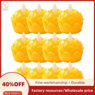 Buddhist Table Candle Candle Lamp Flameless 12Pieces Buddhist Lights Waterproof 100 Hour Tea Light B