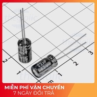 [30 Pieces]- Capacitor 22uF 63V 6x11mm Through Hole Tech Components