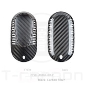 T-CARBON KEY CASE CARBON KEY COVER MERCEDES BENZ W223 S400 W206 C200 - Black