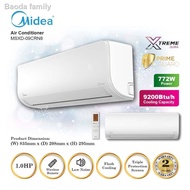 □Midea MSXD-09CRN8 Aircond 1HP with Ionizer Air Conditioner R32( Optional Extra Smart Kits )