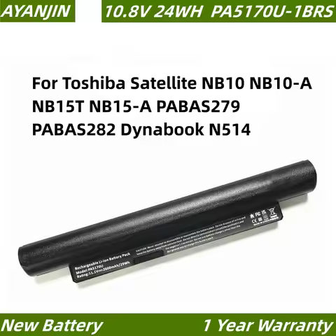 PA5170U-1BRS PA5207U-1BRS 10.8V 24WH For Toshiba Satellite NB10 NB10-A NB15T NB15-A PABAS279 PABAS28