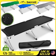 Folding bed outdoor camping portable bed Oxford cloth lunch bed beach folding bed camping bed