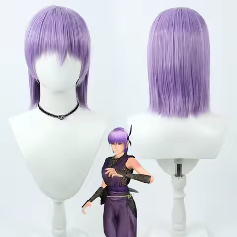 Dead or Alive Ayane Cosplay Wig Purple Hair