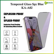 VENVO-Mickey King KA-A02 Tempered Glass Spy Blue Light For iphone 16E 17 17E 17 Air 17 Pro 17 Pro Ma