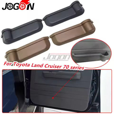 Gray&Brown Door Pockets Storage Box Cup Holder For Toyota Land Cruiser 70 Seires LC70/71/76/77/79 Ac