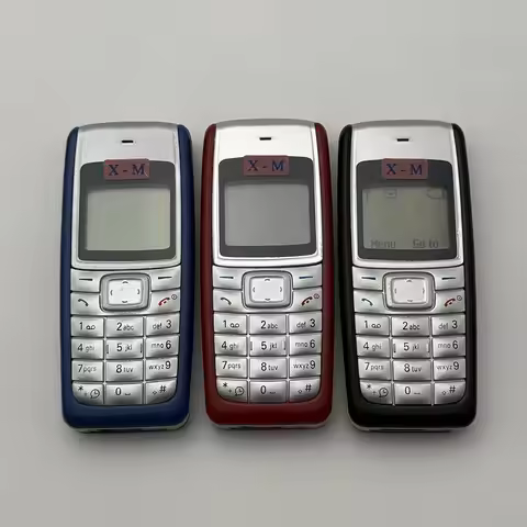 Original 1110 Unlocked Mobile Cell Phone 2G GSM 900/1800 English Arabic Keyboard Cellphone.Made On 2