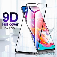 Vivo 1606 1609 1723 1724 1726 1811 1816 1817 1814 1815 1819 1820 1901 1906 1902 1907 1938 V2026 V2033 V2042 V2043 V2048 V2027 V2029 9D Tempered Glass Screen Protector  Film Black