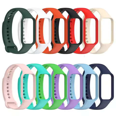 Replacement Strap For Xiaomi Smart Band 8 Active sport Silicone Watchbands correa Bracelet Xiaomi Ba